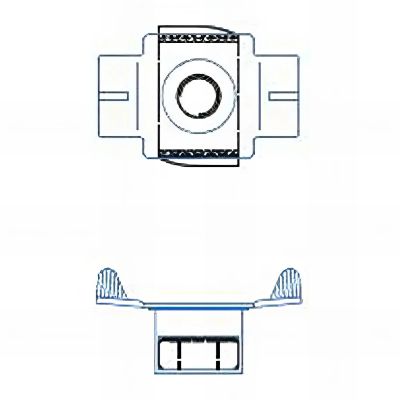 100 accessoires pour profilés indextrut, écrou guide à fixation rapide indextrut, zingué - M8 2