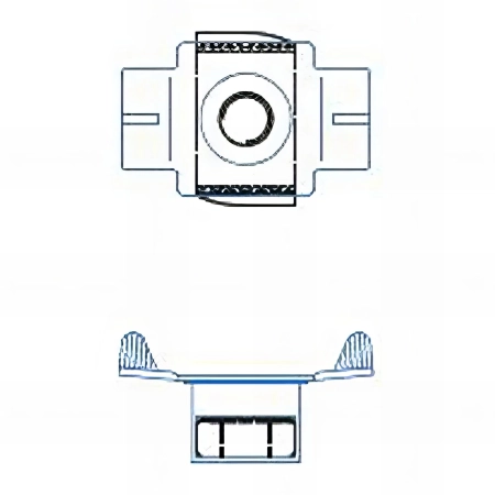 100 accessoires pour profilés indextrut, écrou guide à fixation rapide indextrut, zingué - M10
