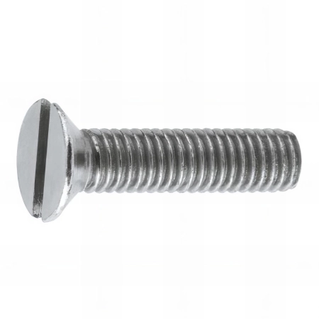 250 vis à tête fraisée M5 x 40 mm rainurée, 4.8, zingué
