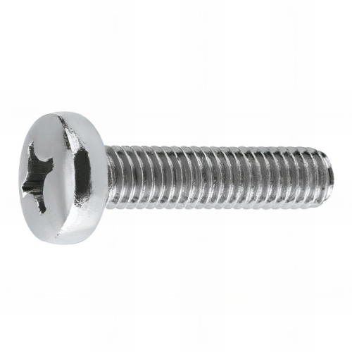 250 vis métriques M6 x 50 mm à tête cylindrique bombée, empreinte ph, 4.8, zingué