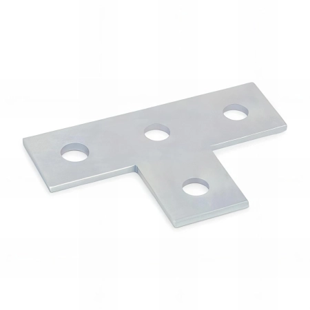 25 plaques d'union équerre indextrut, zinguées - 138 x 89 x 5 mm