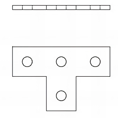 25 plaques d'union équerre indextrut, zinguées - 138 x 89 x 5 mm 2