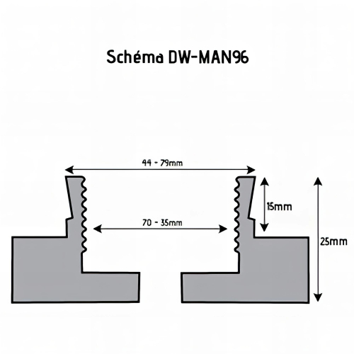 Mandrin 4 mors D. 96 mm - M33