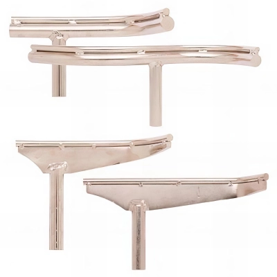 4 Supports d'outils courbes pour tour à bois Q. 25 mm