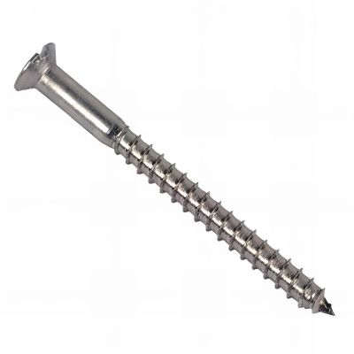 Lot De 15 Vis à Bois 5x30 Acier Zingué Tête Fraisée Fendue - Neuf En Blister, EAN 3127960013158