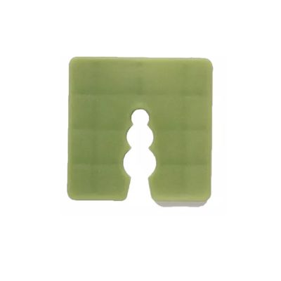 50 cales plastiques vert - épaisseur 3 mm