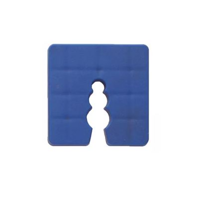 50 cales plastiques bleu - épaisseur 8 mm