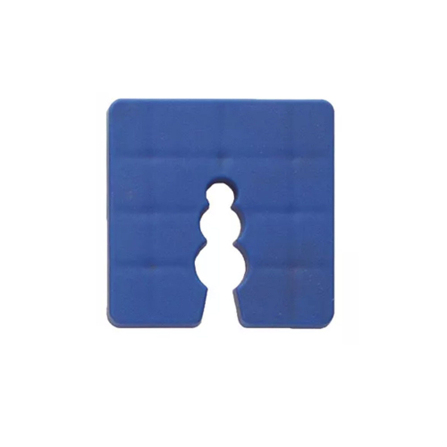 50 cales plastiques bleu - épaisseur 8 mm