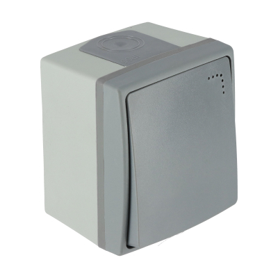 Lot de 10 Interrupteurs à bouton poussoir étanche - Protection IP55 - 22w17