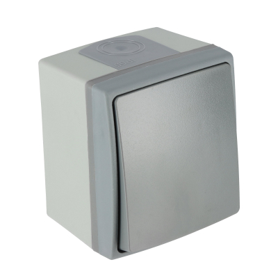 Lot de 10 interrupteurs à bouton poussoir étanche - protection IP55 - 23w07