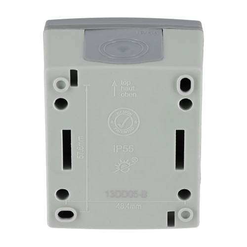 Lot de 10 interrupteurs à bouton poussoir étanche - protection IP55 - 23w07
