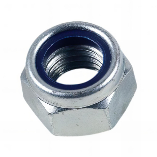 Ecrou frein indesserrable bague nylon M10 mm INOX A2 - Boite de 100 pcs - Fixtout EIND10A2