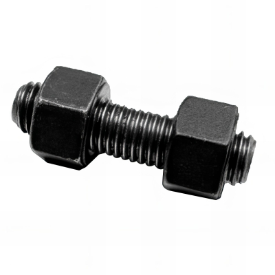 Filet + 2 écrous montés D. 33 x 200 mm Brut - Boite de 5 pcs - Fixtout F33200B7