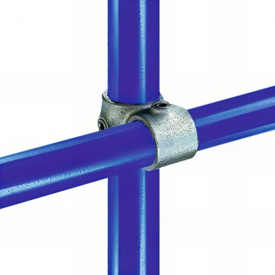Raccord KEE KLAMP 45-5 de jonction en croix pour tubes D. 26,9 mm - Galvanisé - KEE45-5