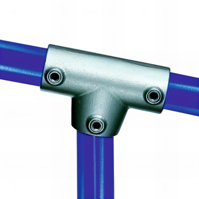Raccord KEE KLAMP 88-7 inclinés en T pour tubes D. 42,4 mm - Galvanisé - KEE88-7