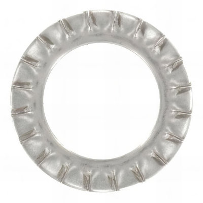 Rondelle denture extérieure M6 mm INOX A2 - Boite de 200 pcs - Fixtout REAZ06A2