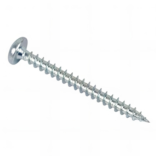 Vis bois tête cylindrique Pozidriv 5 x 30 mm Zingué BLANC - Boite de 500 pcs - Fixtout VACC0503002B
