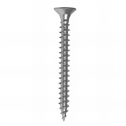 Vis bois tête fraisée Pozidriv 3,5 x 12 mm Zinguée blanc - Boite de 500 pcs - Fixtout VAFC03501202B