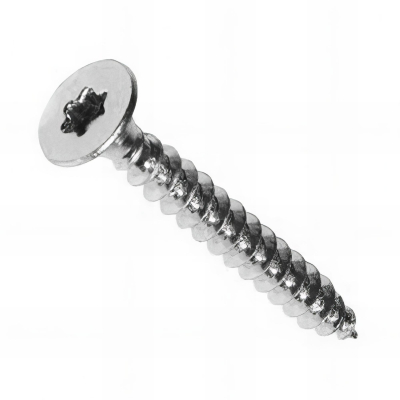 Vis bois tête fraisée Torx 4.5 x 35 mm Zinguée blanc - Boite de 500 pcs - Fixtout VAFX04503502B