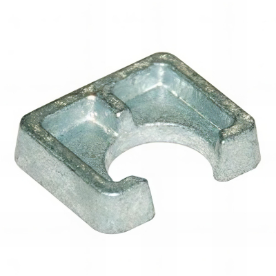 Cale d'épaisseur courte BF1 D12 x Ep. 6 mm pour structures métalliques - Galvanisé - BF1G12