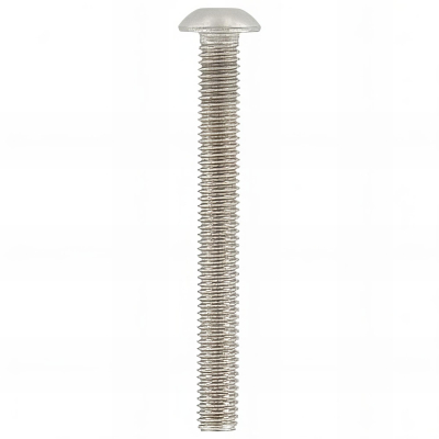 Vis métaux tête bombée 6 pans creux 8 x 30 mm BHC INOX A4 - Boite de 100 pcs - Fixtout BHC08030A4