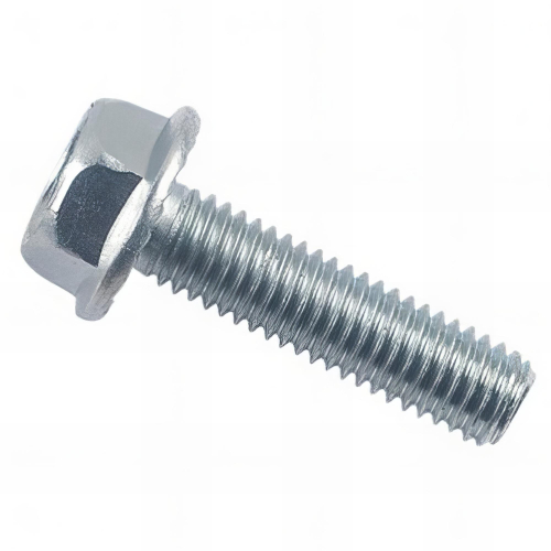 Vis métaux tête hexagonale à embase crantée 8 x 30 mm Zinguée - Boite de 200 pcs - Fixtout VHEC880803002B