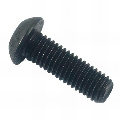 Vis métaux tête bombée 6 pans creux BHC 8 x 12 mm Brut - Boite de 100 pcs - Fixtout BHC1090801201B