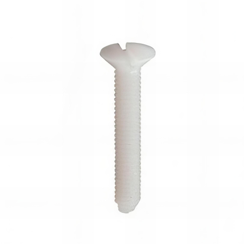 Vis métaux tête fraisée Fendue 3 x 16 mm Polyamide naturel - Boite de 200 pcs - Fixtout VMFF03016NY