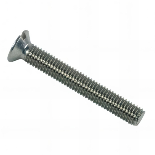 Vis métaux tête fraisée Fendue 6 x 50 mm INOX A2 - Boite de 100 pcs - Fixtout VMFF06050A2