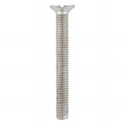 Vis métaux tête fraisée Fendue 6 x 60 mm INOX A4 - Boite de 100 pcs - Fixtout VMFF06060A4
