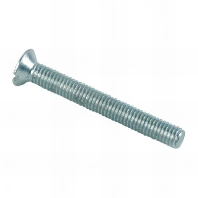 Vis métaux tête fraisée Fendue 10 x 40 mm Zinguée - Boite de 100 pcs - Fixtout VMFF1004002B