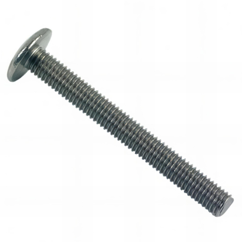 Vis poêlier tête ronde large Fendue 4 x 12 mm INOX A2 - Boite de 200 pcs - Fixtout VRL04012A2