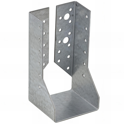 Sabot de charpente galvanisé à ailes intérieures - Larg. 76 x Ht. 152 mm