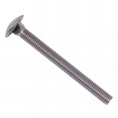 Vis tête ronde collet carré 8 x 25 mm TRCC INOX A2 - Boite de 100 pcs - Fixtout VTRCC08025A2