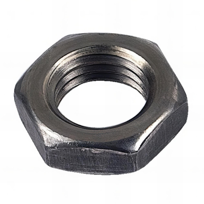 Ecrou hexagonal bas M10 mm HM Brut - Boite de 500 pcs - Fixtout 04041001B