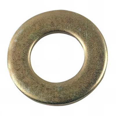 Rondelle plate étroite M6 mm Z Zinguée bichromatée - Boite de 500 pcs - Fixtout 41000603B