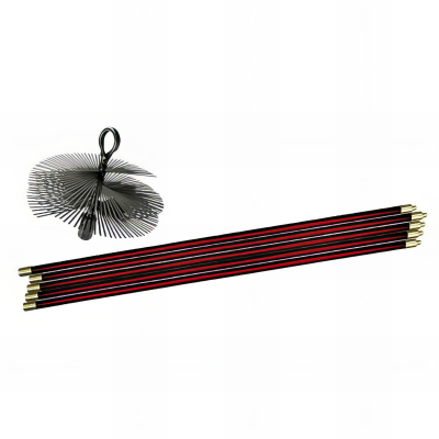 Kit de ramonage 7 mètres D. 250 mm acier - KIT250A - Leman