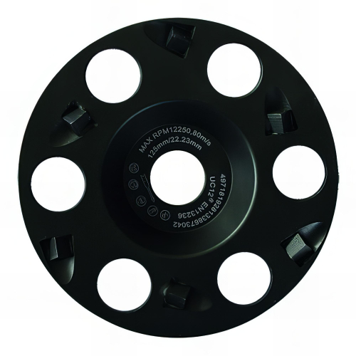 Plateau diamanté polycristallin D. 125 x 22,23 mm - HT. 4 mm