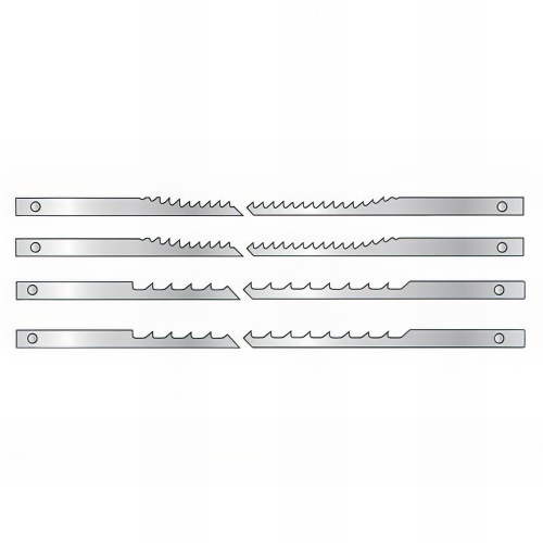 Assortiment de 12 lames de scie à chantourner avec ergots Lu 127 mm - 2949.12 - Leman