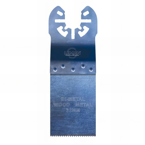 Lame de scie plongeante bi-métal pour outil oscillant L. 32 mm pour bois et métal - 4007.01 - Leman