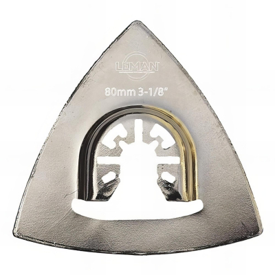 Plateau de ponçage diamanté pour outil oscillant 80x80 mm pour carrelage et béton - 4019.01 - Leman