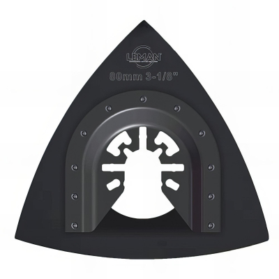 Plateau de ponçage auto agrippant pour outil oscillant 80x80 mm - 4020.01 - Leman