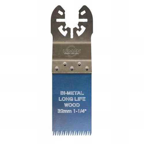 Lame de scie plongeante denture japonaise bi-métal pour outil oscillant L. 32 mm pour bois - 4032DJ.01 - Leman