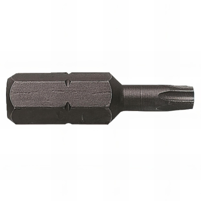 Embout de vissage série 1/4" 25 mm - Torx T10 - Percé - 51505TR - Leman