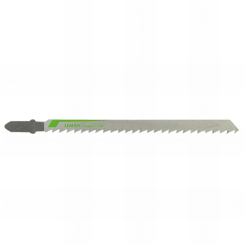 Lot de 5 lames de scie sauteuse CV Lu. 110 mm pas 4 mm coupe fine pour bois - 7005.05 - Leman