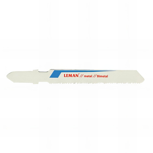 Lot de 3 lames de scie sabre bi-métal Lu. 50 mm pas 1,2 mm coupe fine pour inox - 7106.03 - Leman