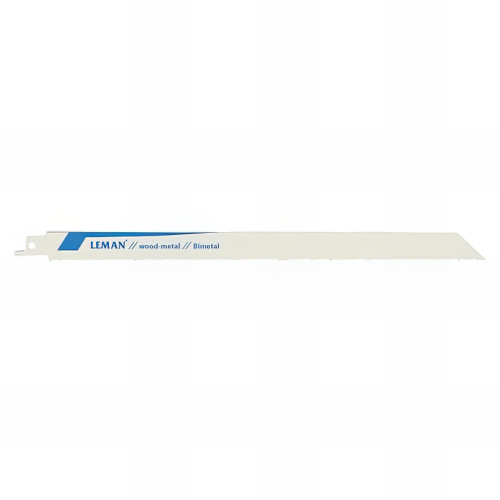 Lot de 5 lames de scie sabre bi-métal Lu. 280 mm pas 2,5 mm coupe droite pour bois - 7711.05 - Leman