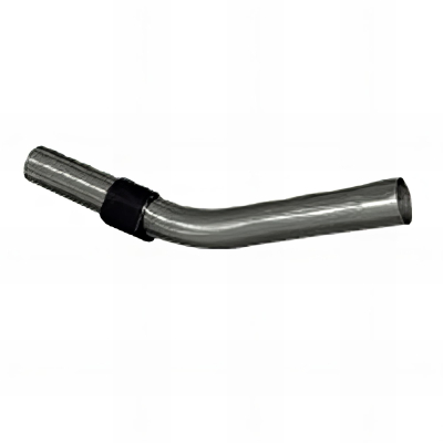 Poignée coudée en acier inoxydable avec volet d 'air D. 35 mm pour aspirateur ASP255 Leman