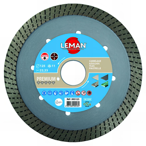 Disque diamant D. 115 x 1,4 x 22,23 mm - HT. 11 mm - Grès cérame