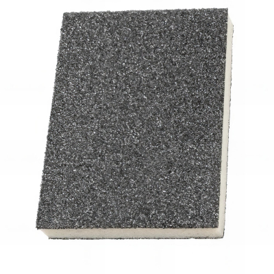 25 éponges à poncer 98 x 125 x 12 mm - 2 faces souples Gr 180 Très Fin - 10998033 - Sidamo